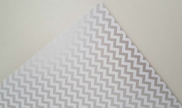 Papel Perolado Mini Chevron 20 folhas A4 - 180g - Papel Especial